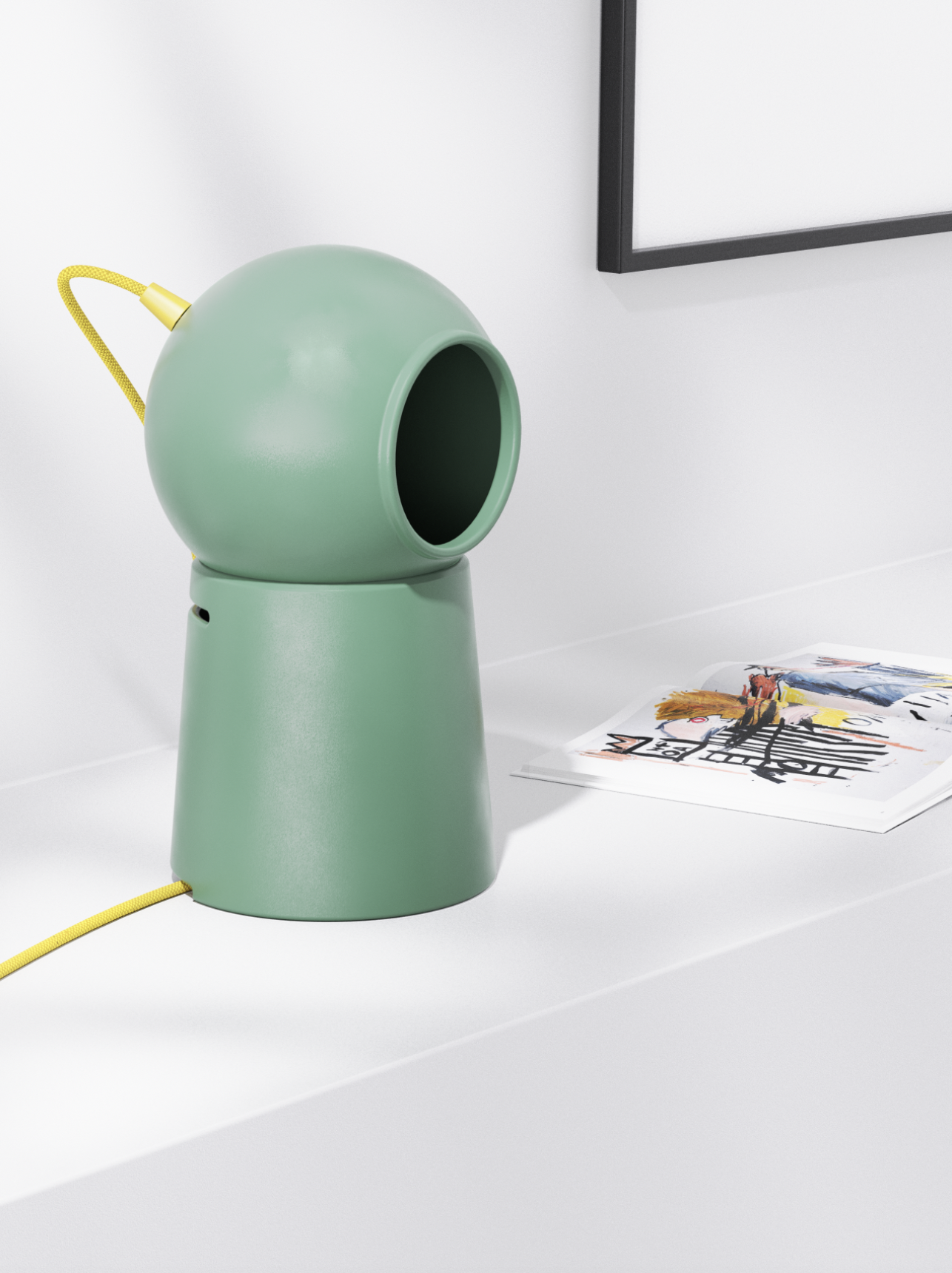 Bill Stéfanie Kay Design ceramic lamp product design industrial design ecal colourful simple